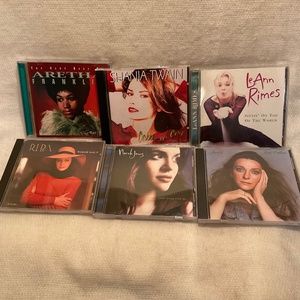 Female Vocal CD Lot of 6 Singers Artists